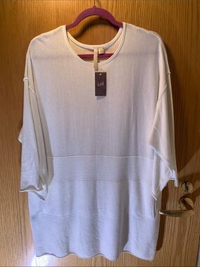 J. Jill Cotton/Cashmere Relaxed Knit Tunic - Size S